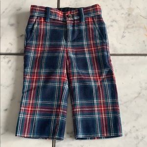 Janie and Jack Plaid Wool Pants